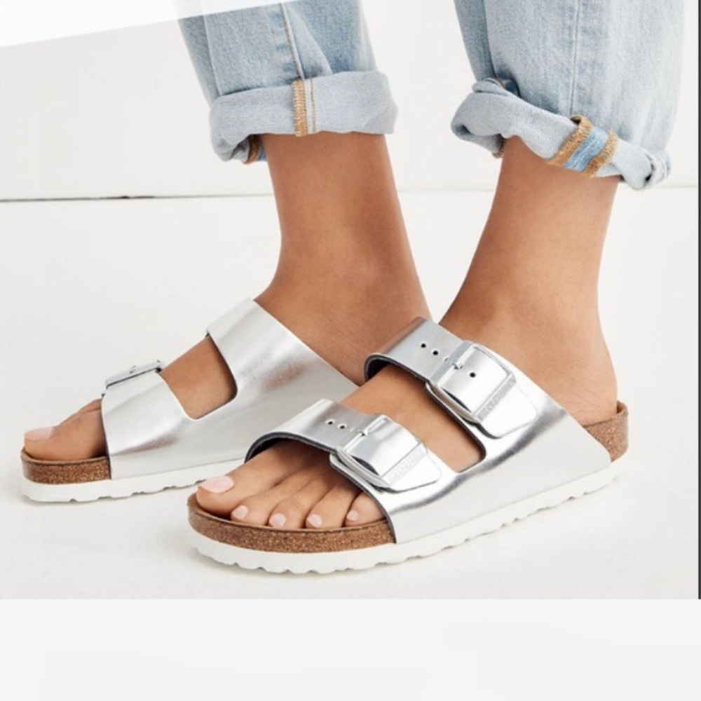 Birkenstock Arizona Silver 39